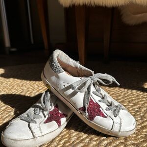 Kids Golden Goose Glitter Star Sneakers